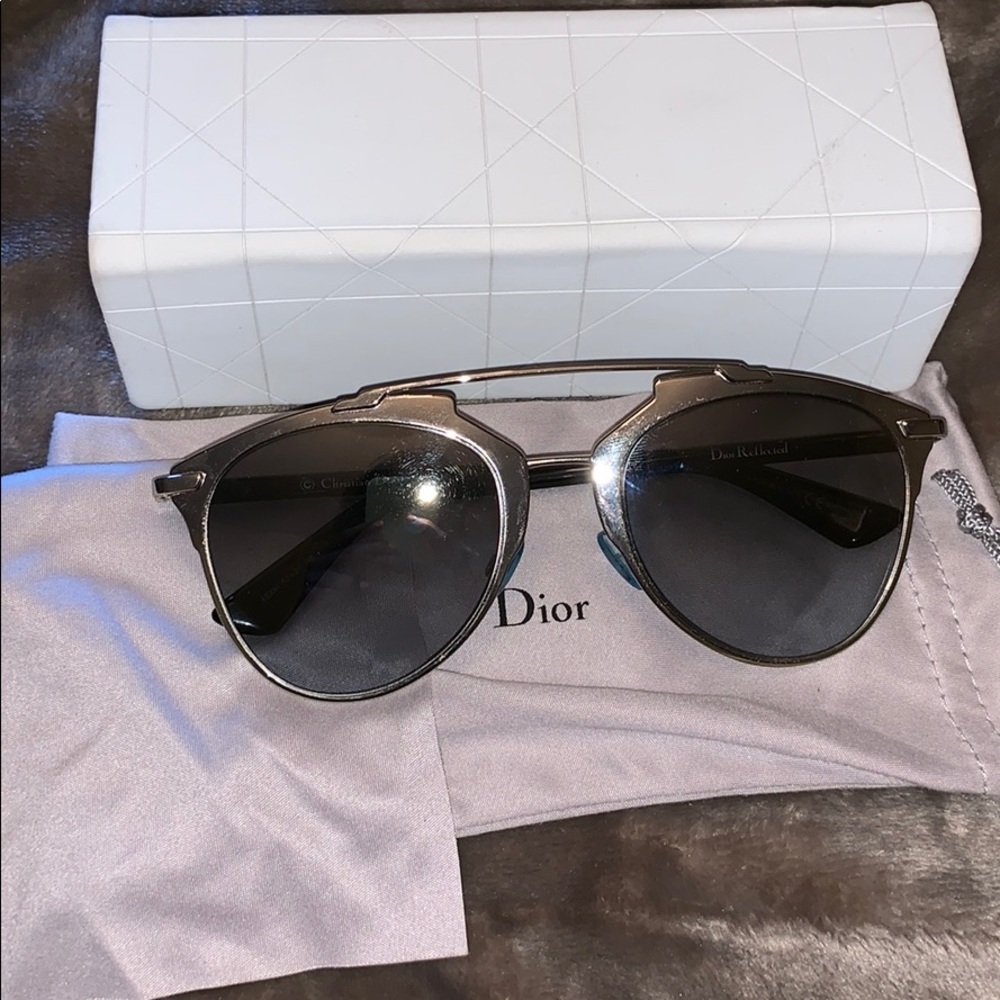 Dior Reflected Silver Sunglasses